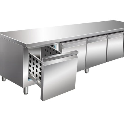 SARO Unterbaukühltisch mit 4 Schubladen, Modell UGN 4100 TN-4S - Salmgastro Onlineshop-323-3117-Saro-4017337045051