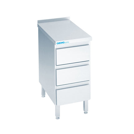 Schubladenblock Tiefe 600 - 700 mm - Salmgastro Onlineshop-S30604C0000-Chromonorm-