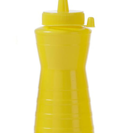 Spenderflasche Easy Squeeze, HENDI, 0,6L, Gelb, ø75x(H)240mm - Salmgastro Onlineshop-558423-Hendi-8711369558423