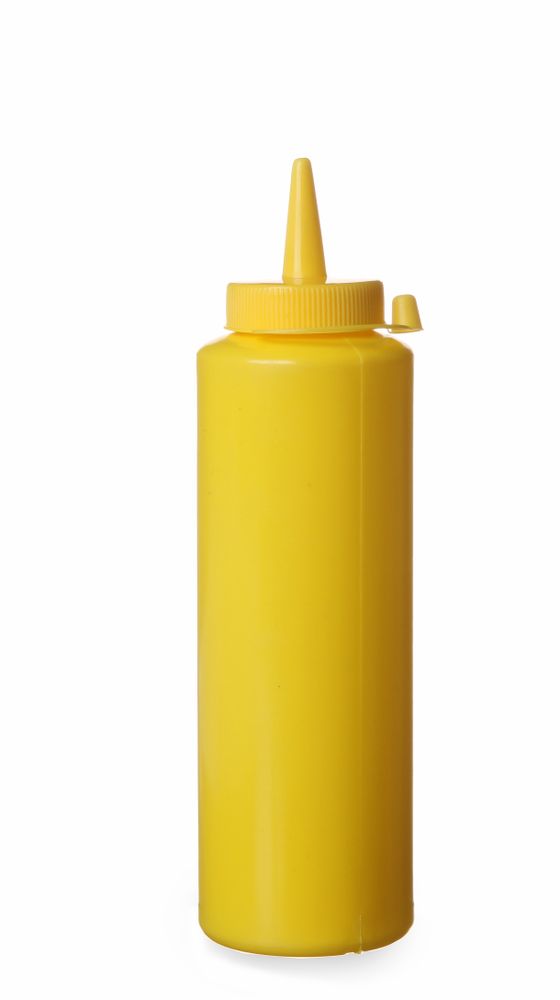 Spenderflaschen, HENDI, 0,2L, Gelb, ø50x(H)185mm - Salmgastro Onlineshop-558003-Hendi-8711369558003