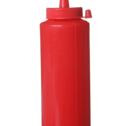 Spenderflaschen, HENDI, 0,2L, Rot, ø50x(H)185mm - Salmgastro Onlineshop-558010-Hendi-8711369558010