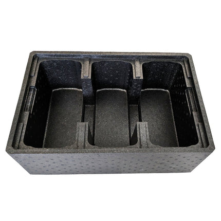 Thermo Hauser Thermobox EPP-Thermobox 3x Eisbehälter Speisetransportbox schwarz - Salmgastro Onlineshop-8171504-Thermo Hauser-