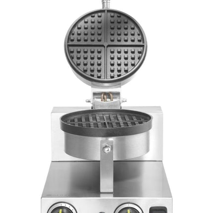 Waffeleisen rund, HENDI, 230V/1000W, 250x380x(H)590mm - Salmgastro Onlineshop-212172-Hendi-8711369212172