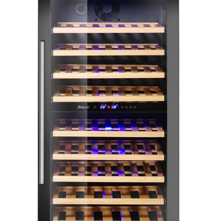 Weinkühlschrank, 2 Zonen, 72 Flaschen, Arktic, 232L, 220-240V/110W, 595x605x(H)1225mm - Salmgastro Onlineshop-237557-Hendi-8711369237557