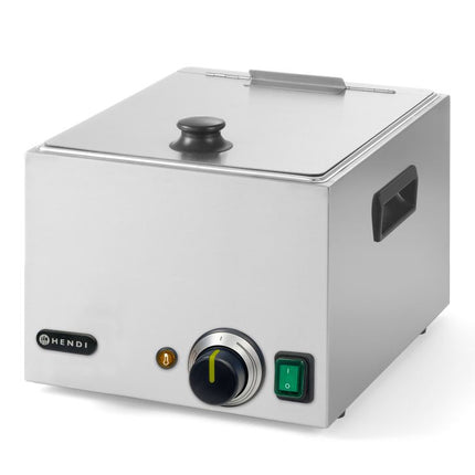 Würstchenwärmer 10 Liter, HENDI, Kitchen Line, 10L, 230V/1000W, 330x280x(H)250mm - Salmgastro Onlineshop-240502-Hendi-8711369240502
