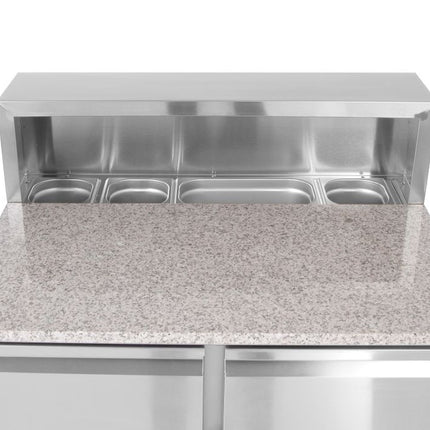 Arktic Pizzatisch – zweitürig 300 L – 169 l – 230 V / 310 W – 700 × 900 × 1082 mm – weitere Produktansicht