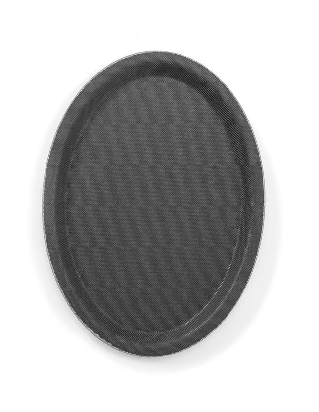 HENDI Serviertablett rutschfest – oval – 160 × 230 mm – Produktansicht