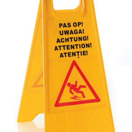 HENDI Schild Rutschgefahr – 300 × 460 × 615 mm – weitere Produktansicht