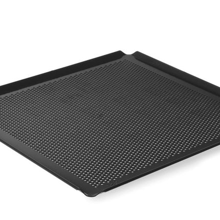 HENDI Blech – perforiert – antihaftbeschichtet – 4 Ränder – GN 2 / 3 – 354 × 325 × 10 mm – Produktansicht