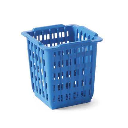HENDI Besteckköcher – blau – 125 × 84 × 135 mm – Produktansicht
