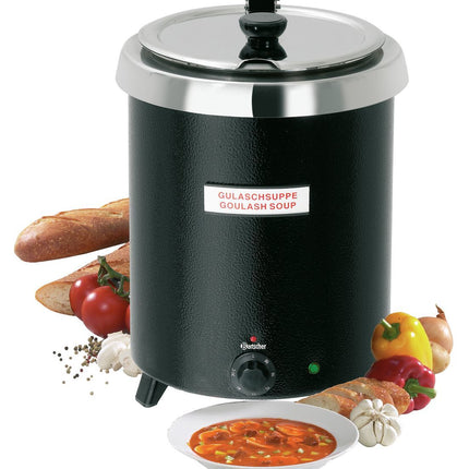 Suppentopf zum Warmhalten und Ausgeben von Suppen mit 8