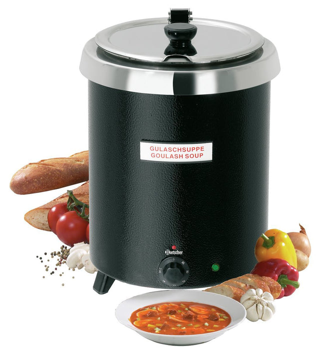 Suppentopf zum Warmhalten und Ausgeben von Suppen mit 8