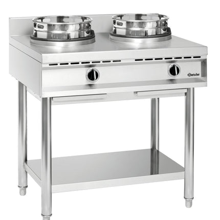 Bartscher Wok-Herd, 2 Brenner