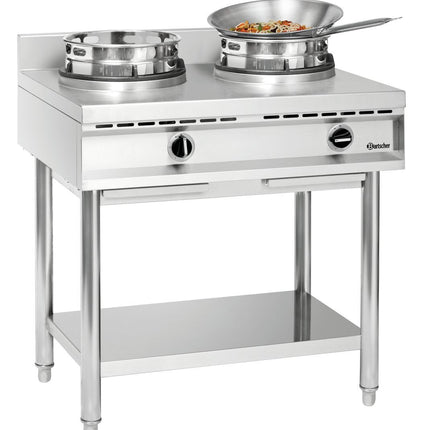 Wok-Herd, 2 Brenner
