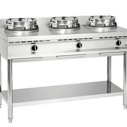 Bartscher Wok-Herd, 3 Brenner