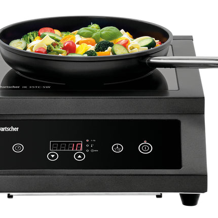 Induktionskocher zum elektrischen Kochen auf kleinem Raum mit 60 °C bis 240 °C für Frontcooking