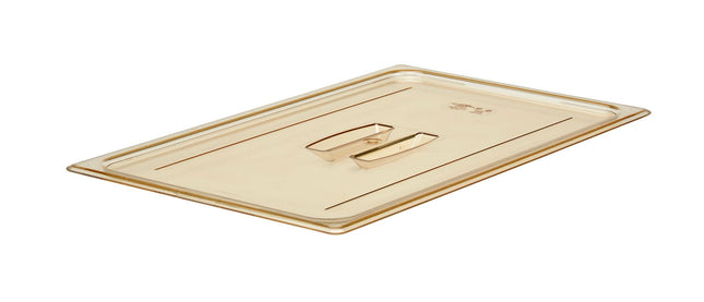 Cambro H-PAN™ Hitzebeständige Gastronorm GN-Behälter Flachdeckel mit Griff GN 1/1, Bernstein - 10HPCH150
