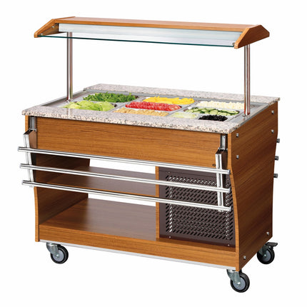 Tray slide, 1 piece, 3x 1/1 GN