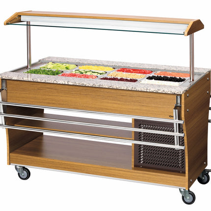 Bartscher Buffetwagen, kalt, 4x 1/1 GN