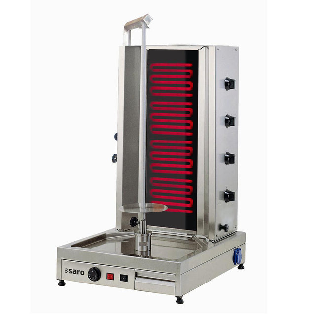 Saro Döner- / Gyrosgrill Elektro für 80kg Fleisch Modell ED4 7.2 kW