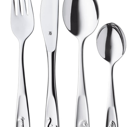 WMF Kinderbesteck Set 4 TIERE