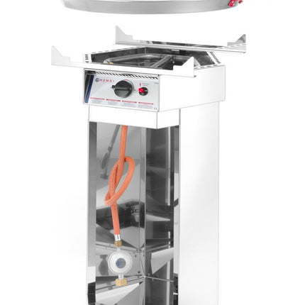HENDI Gasgrill Fiesta 600 – 4.8 kW – 600 × 600 × 870 mm – weitere Produktansicht