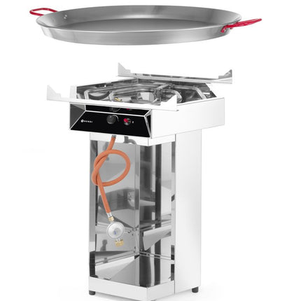 HENDI Gasgrill Fiesta 800 – 7 kW – 800 × 800 × 900 mm – weitere Produktansicht