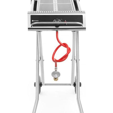 HENDI Gasgrill Xenon Pro – 7.5 kW – 1120 × 410 × 900 mm – weitere Produktansicht