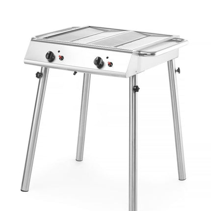 HENDI Gasgrill Xantos – 9 – 5 kW – 770 × 710 × H 870 mm – Weitere Produktansicht