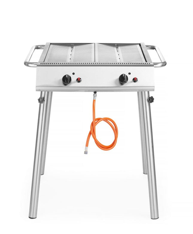 HENDI Gasgrill Xantos – 9 – 5 kW – 770 × 710 × H 870 mm – Produktansicht