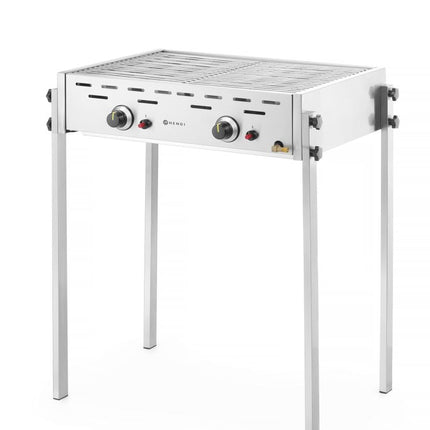 HENDI Gasgrill Roast-Master Pro – 11 – 6 kW – 790 × 560 × H 900 mm – Weitere Produktansicht