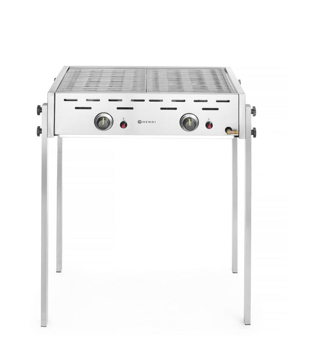 HENDI Gasgrill Roast-Master Pro – 11 – 6 kW – 790 × 560 × H 900 mm – Produktansicht
