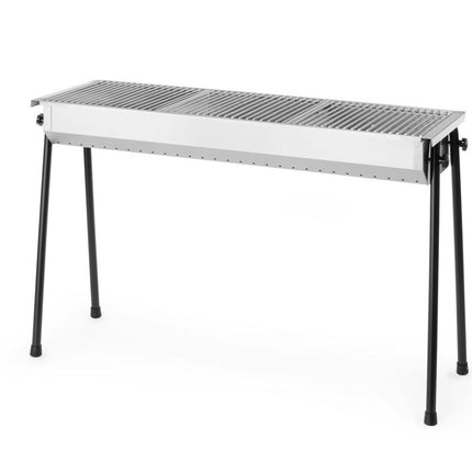 HENDI Holzkohlegrill Resto – 1145 × 380 × 770 mm – weitere Produktansicht