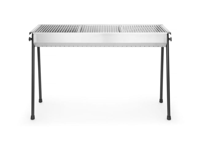 HENDI Holzkohlegrill Resto – 1145 × 380 × 770 mm – Produktansicht