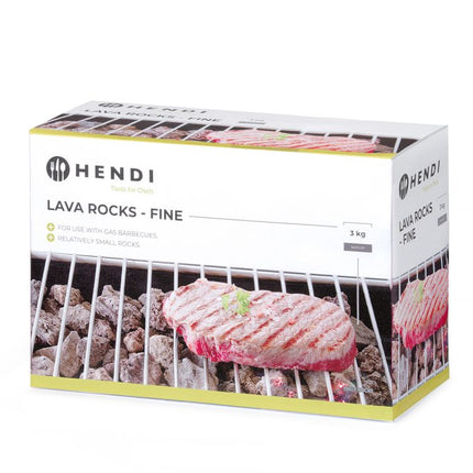 HENDI Lavasteine - fein – Box – Produktansicht