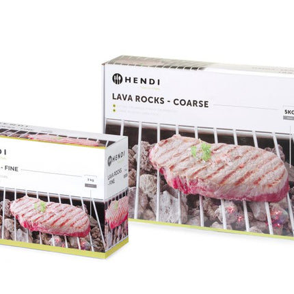 HENDI Lavasteine - fein – Box – weitere Produktansicht