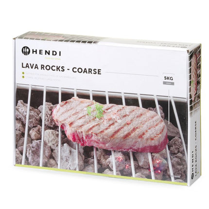 HENDI Lavasteine - grob – Box – 300 × 415 × 70 mm – Produktansicht