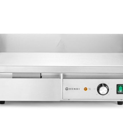 HENDI Grillplatte –  flach – Budget Line – 230 V / 3000 W – 550 × 430 × H 240 mm – Produktansicht