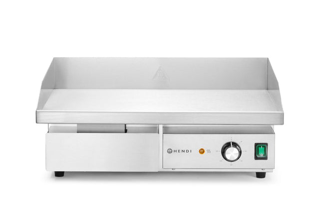 HENDI Grillplatte –  flach – Budget Line – 230 V / 3000 W – 550 × 430 × H 240 mm – Produktansicht