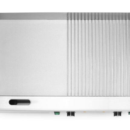 HENDI Grill –  halb glatt –  halb gerippt – Budget Line – 400 V / 4400 W – 720 × 460 × H 241 mm – Detailansicht