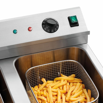 Bartscher Induktions-Fritteuse 2x8L Plus