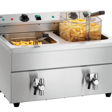Induktions-Fritteuse 2x8L Plus
