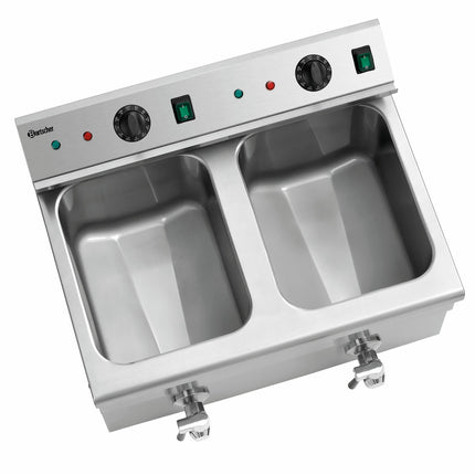 Bartscher Induktions-Fritteuse 2x8L Plus