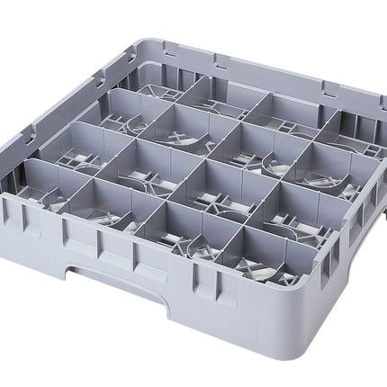 Cambro Camrack® Tassenkorb mit 16 Fächern für Tassen/Becher 500 x 500 x 101 mm - 16C258151