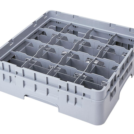 Cambro Camrack® Tassenkorb mit 16 Fächern für Tassen/Becher 500 x 500 x 143 mm - 16C414151