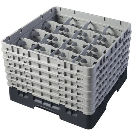 Cambro Camrack® 16-Fächer - Spülkorb mit 6 Extender 500 x 500 x 349 mm - 16S1114110