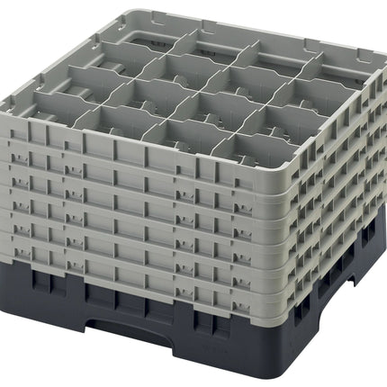 Cambro Camrack® 16-Fächer - Spülkorb mit 6 Extender 500 x 500 x 349 mm - 16S1214110