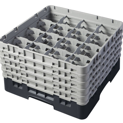 Cambro Camrack® 16-Fächer - Spülkorb mit 5 Extender 500 x 500 x 308 mm - 16S958110