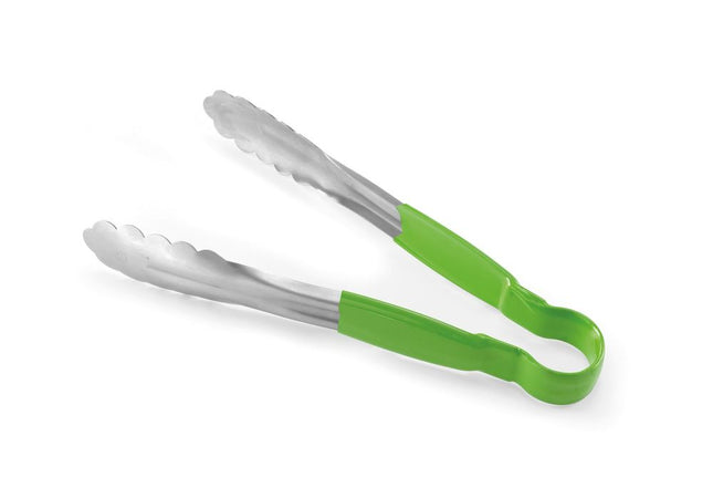 HENDI Servierzange HACCP 300 mm – Grün – 300 mm – Produktansicht