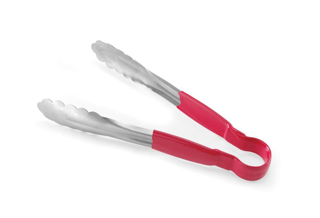 HENDI Servierzange HACCP 250 mm – Rot – 250 mm – Produktansicht